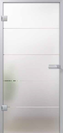 Atos Type 101 design on frosted glass