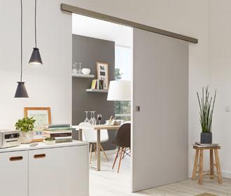 Painted internal sliding doors