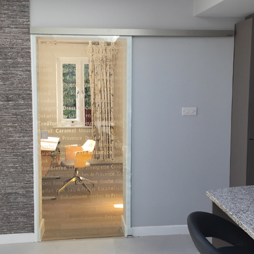Sliding Glass Doors Fitted in Bath