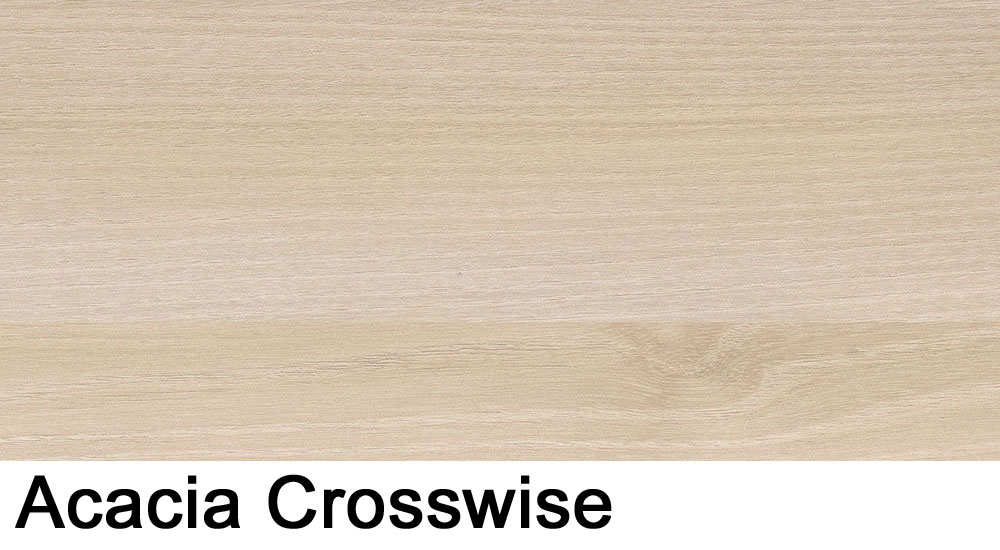 Acacia crosswise laminate sample