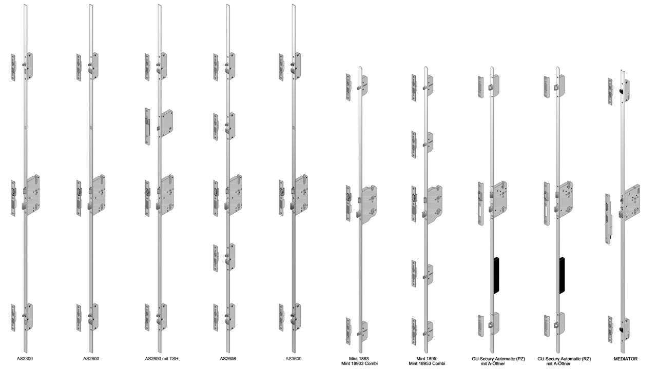 entrance door locking systems