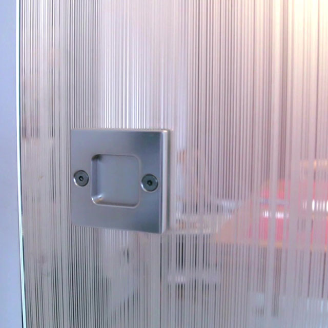 flush handle for sliding glass doors