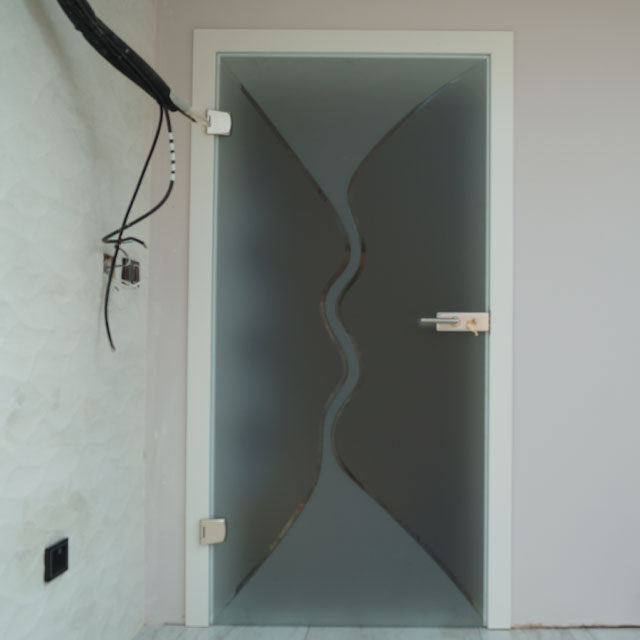 modern frosted glass interior doors