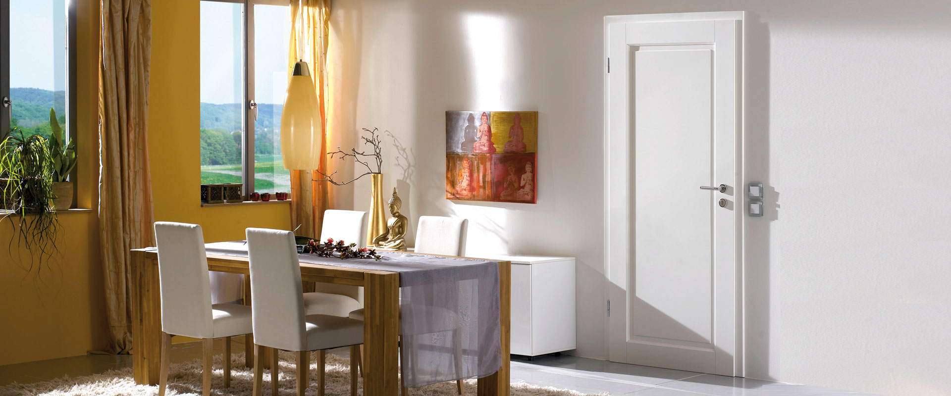 Nordland Prehung Interior Doors Modern White Internal