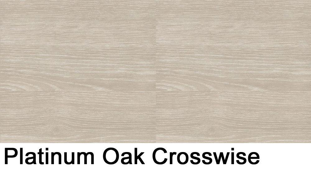 Platinum Oak crosswise laminate sample