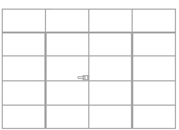 pmf-hinged-double-door-with-2-side-and-a-top-panels-3-bars-design