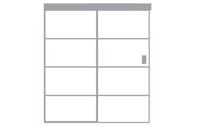 pmf-single-sliding-door-with-side-panel-with-3-bars