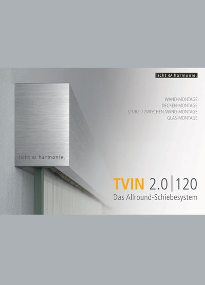 Sliding system for glass doors catalogue