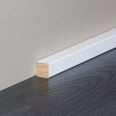 Square Solid Timber Wrapped Skirting