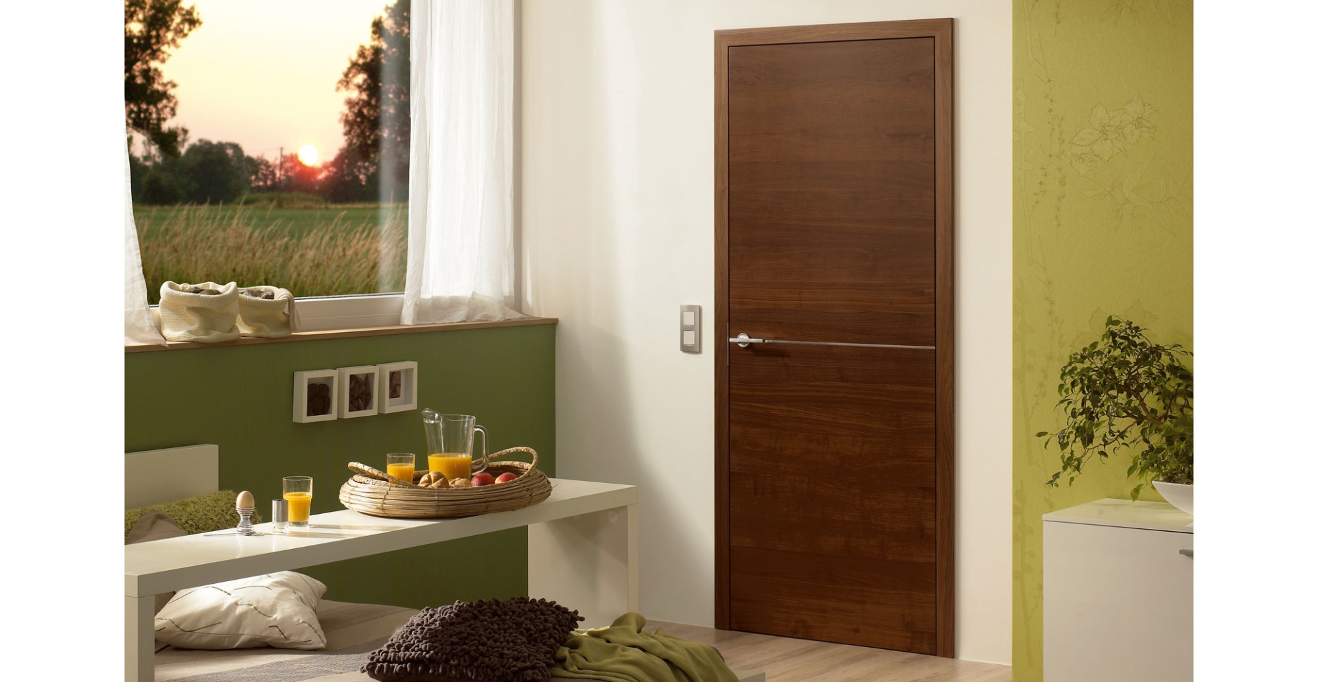 walnut door