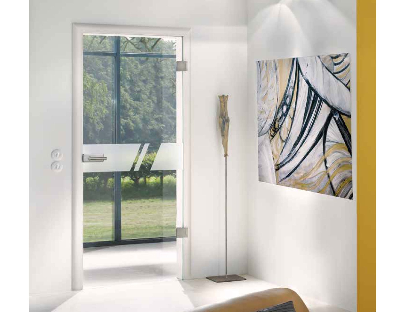 Introduction about Acid Etched Design Glass Door