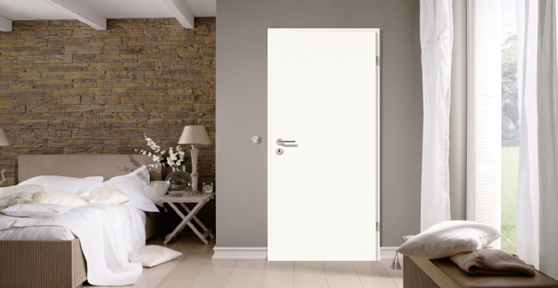 white door