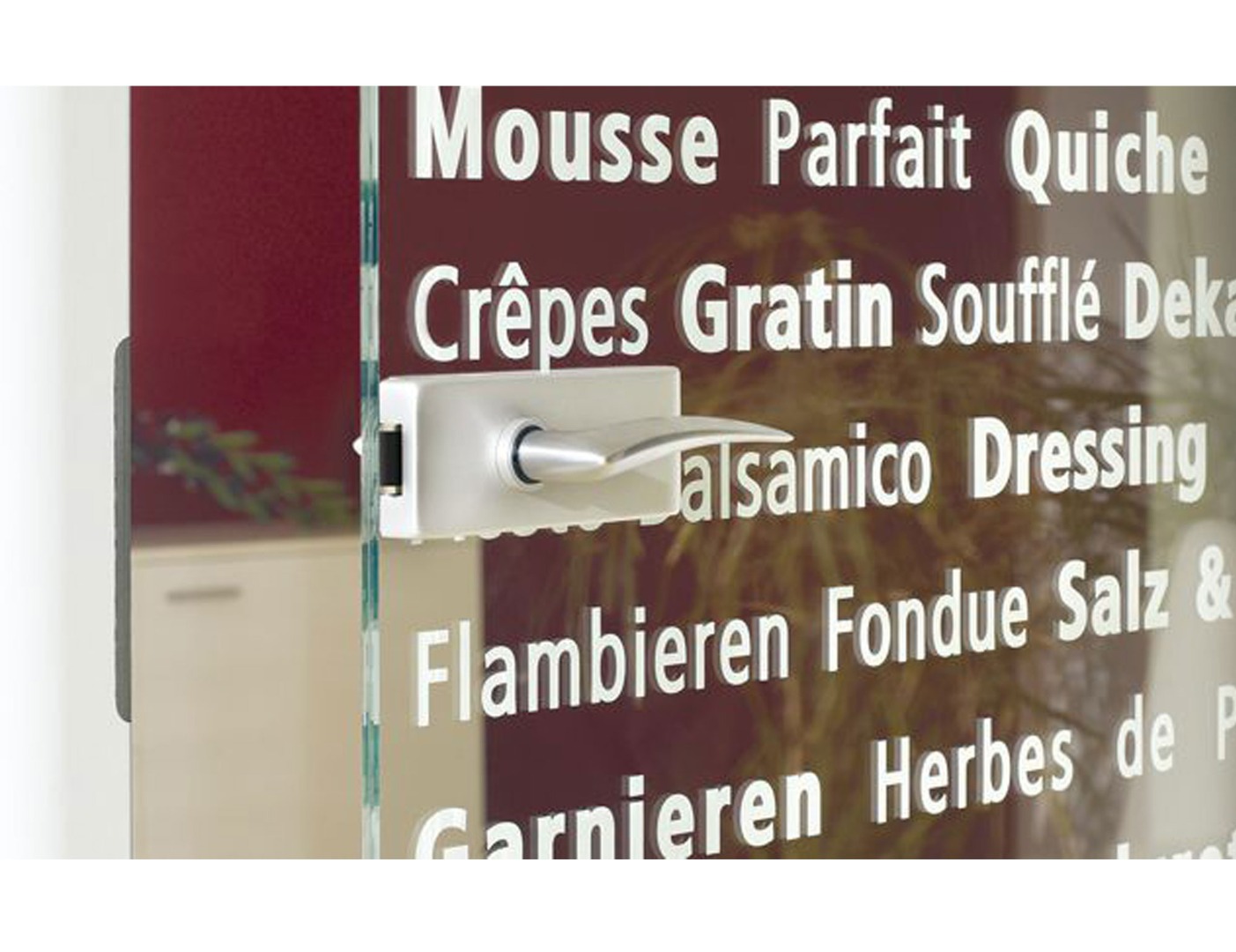 Culinaria Bespoke Glass Door Design - Glass Kitchen Doors