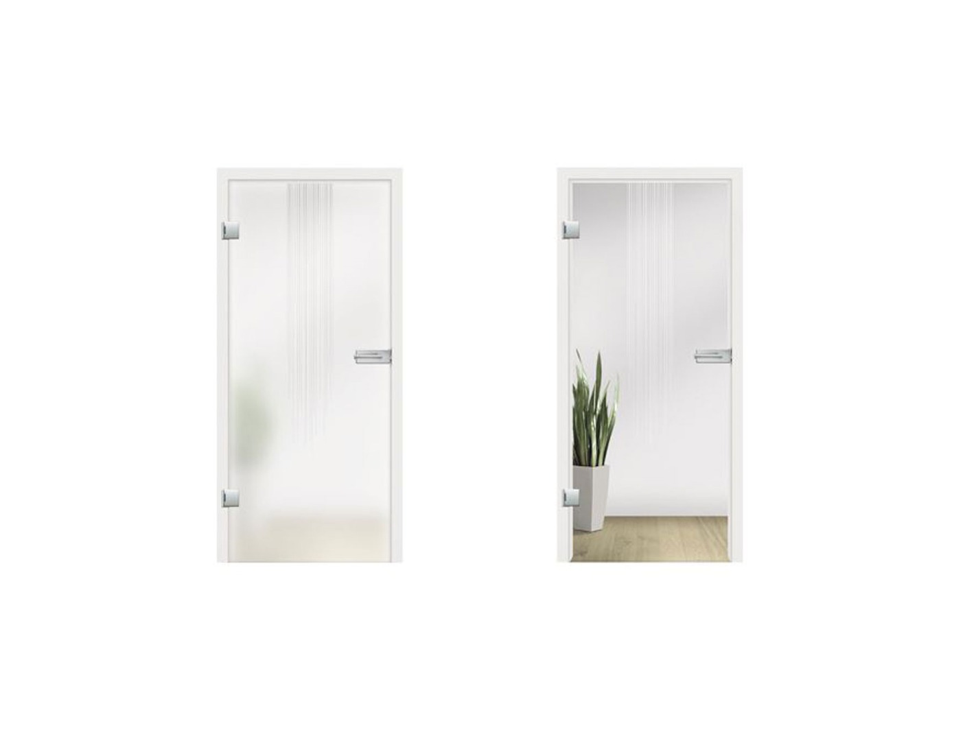 Flow Glass Door Design - Glass Internal Doors