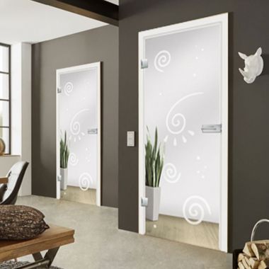 Galaxy Glass Door Design - Safety Glass Door Panels