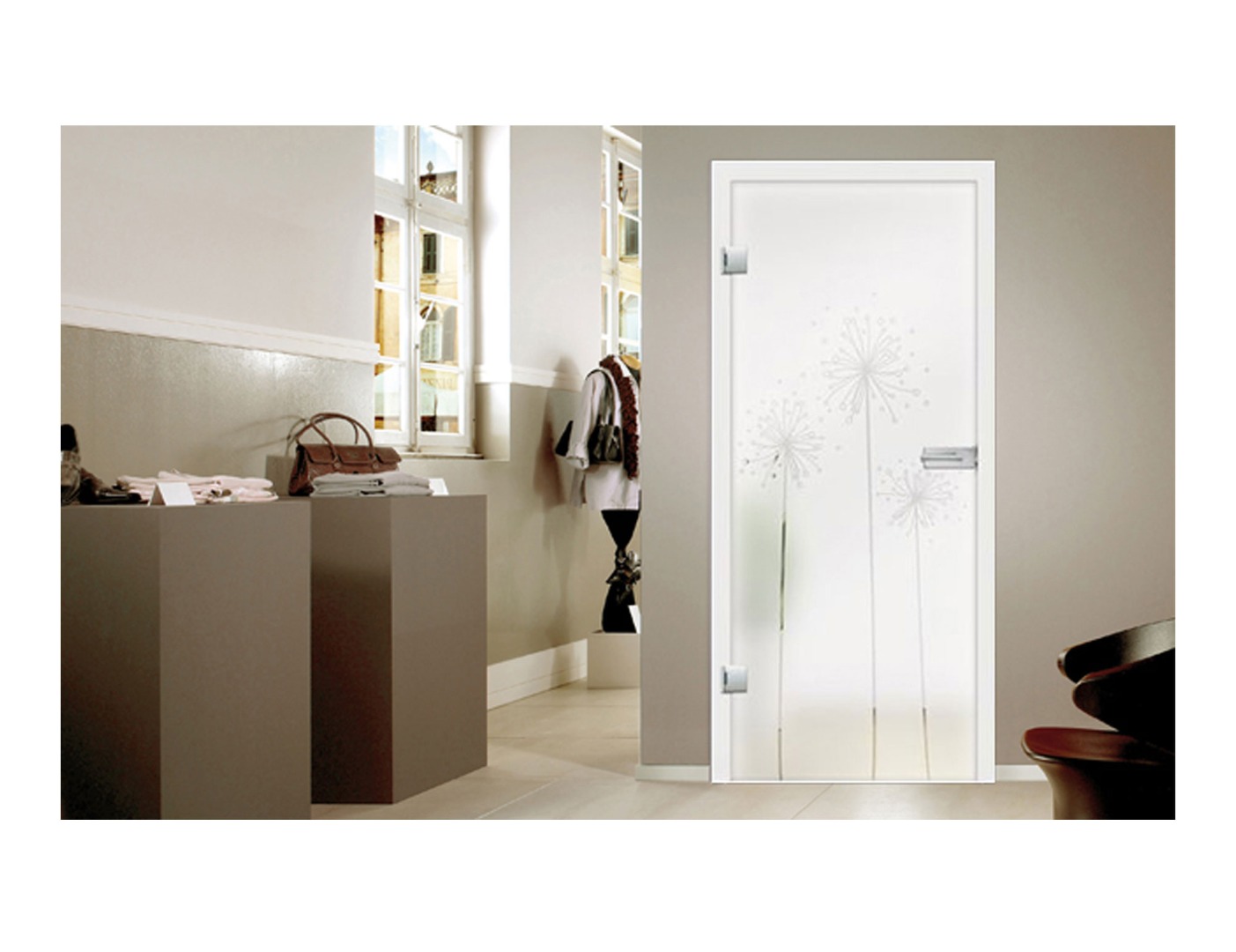 Pusteblume Glass Door Design Modern Glass Door Designs
