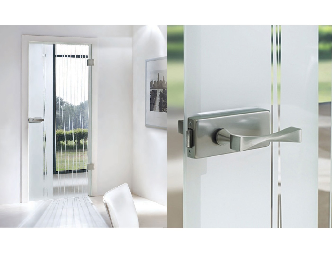 glass partition wall