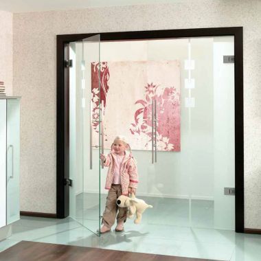 Viva Glass Door Design - Internal Glass Double Doors