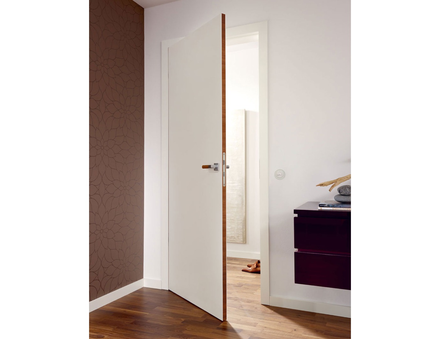 White Internal Door Designs - Sliding Internal Doors - Internal Sliding Grooved Doors